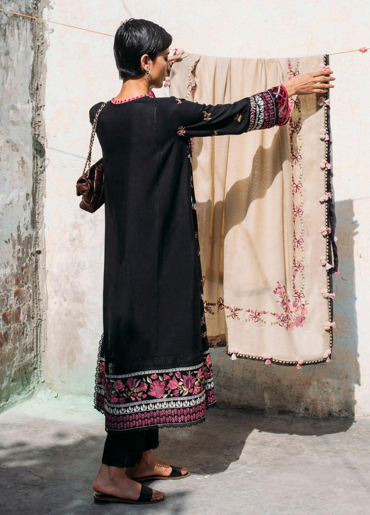 Zaha By Khadijah Shah Embroidered Khaddar Suits Unstitched 3 Piece ZKS21HM ZW-21-06 ALYA - Winter Collection