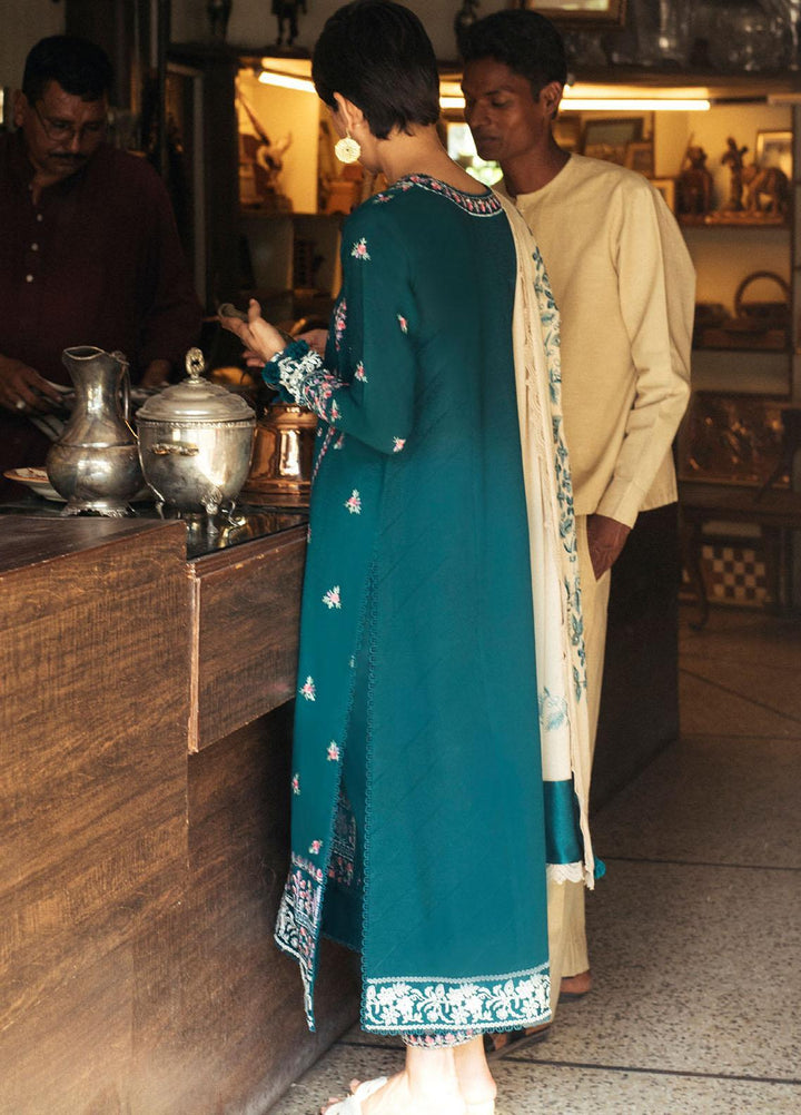 Zaha By Khadijah Shah Embroidered Khaddar Suits Unstitched 3 Piece ZKS21HM ZW-21-07 NEGIN - Winter Collection