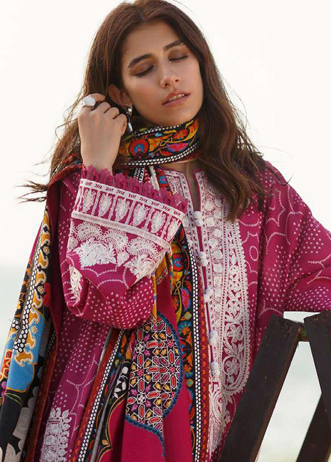 Sahel By Zaha Embroidered Khaddar Suits Unstitched 3 Piece ZKS21S ZW2-21-13 SHANAAR - Winter Collection