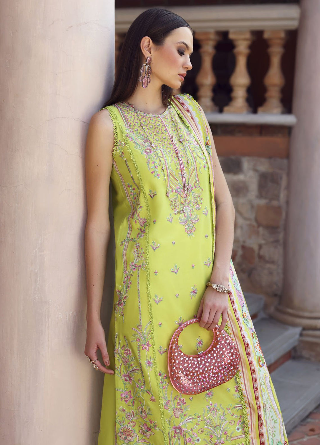 Zaina by Kanwal Malik Embroidered Lawn Suits Unstitched 3 Piece KM25ZL Erna - Summer Collection