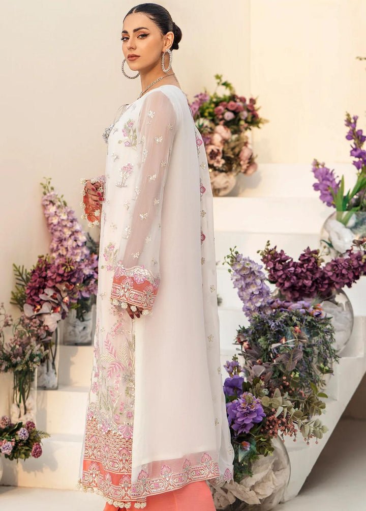 Zainab By Mashq Embroidered Chiffon Suits Unstitched 3 Piece MAQ23Z QFD-0063 Alive - Luxury Collection