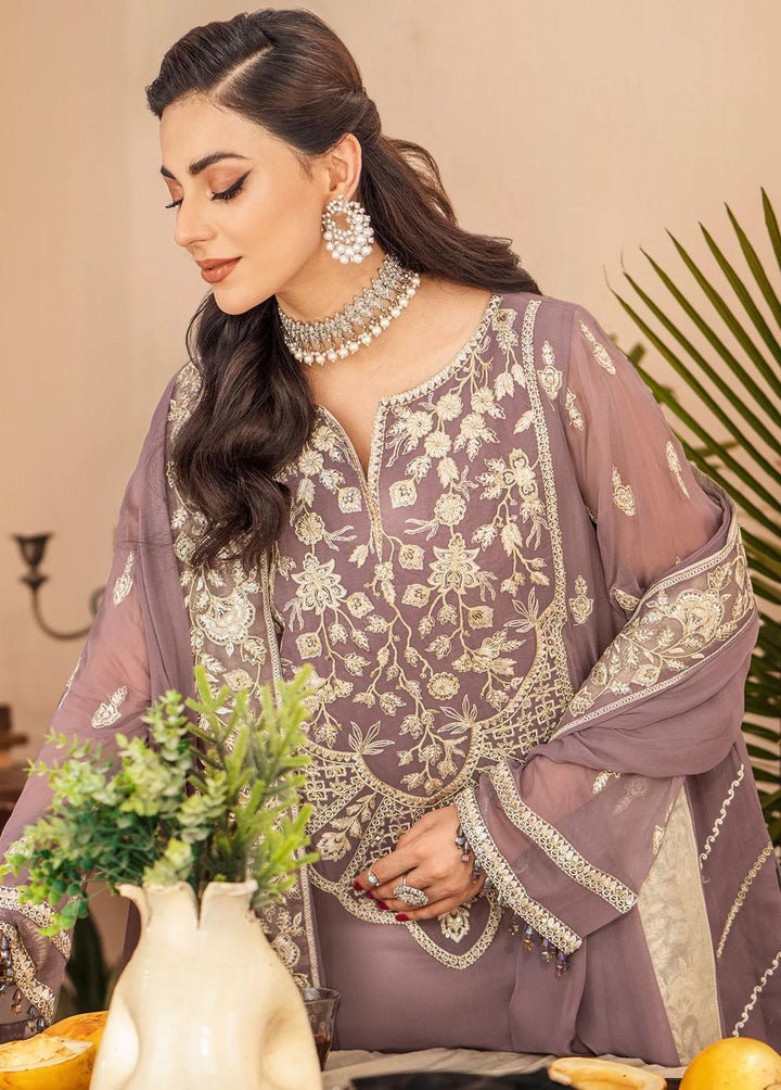Zainab By Mashq Embroidered Chiffon Suits Unstitched 3 Piece MAQ23Z QFD-0067 Nimble - Luxury Collection