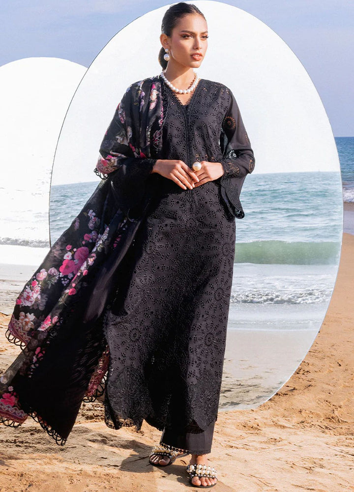 Zainab Chottani Chikankari Lawn Suits Unstitched 3 Piece ZC24CL D-5A Kanza - Summer Collection