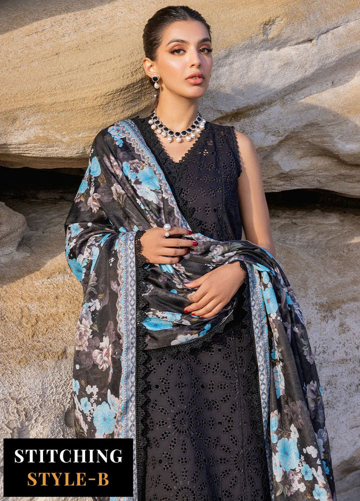 Zainab Chottani Chikankari Lawn Suits Unstitched 3 Piece ZC24CL D-5B Kanza - Summer Collection