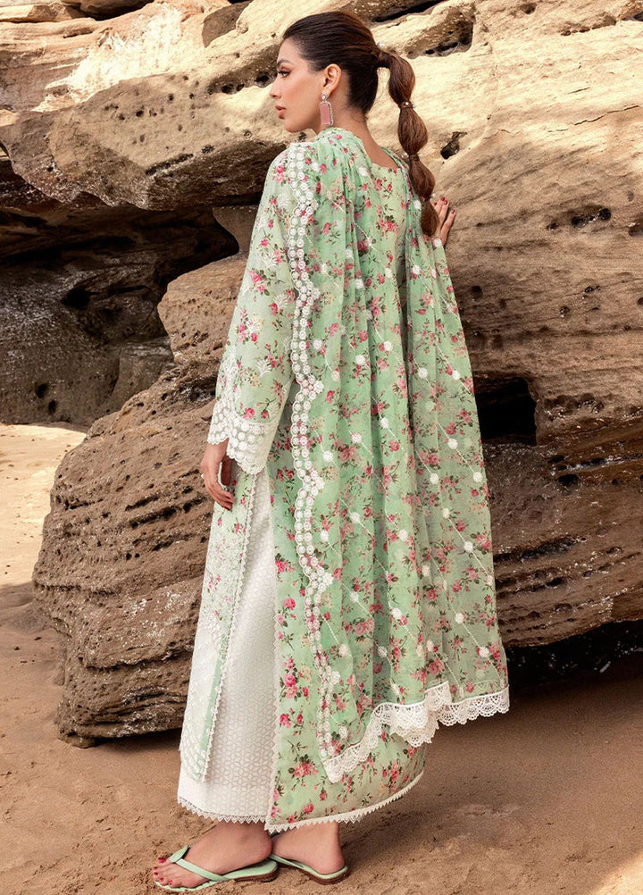Zainab Chottani Chikankari Lawn Suits Unstitched 3 Piece ZC24CL D-9A Esme - Summer Collection