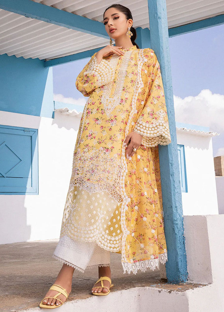 Zainab Chottani Chikankari Lawn Suits Unstitched 3 Piece ZC24CL D-9B Esme - Summer Collection