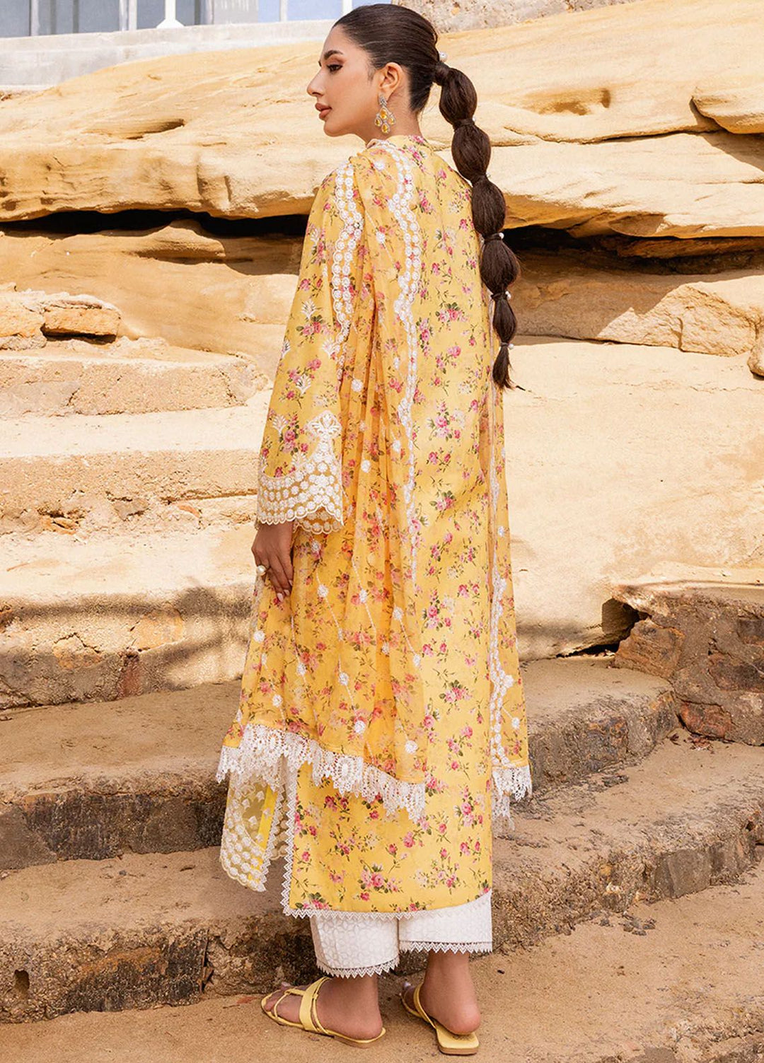 Zainab Chottani Chikankari Lawn Suits Unstitched 3 Piece ZC24CL D-9B Esme - Summer Collection