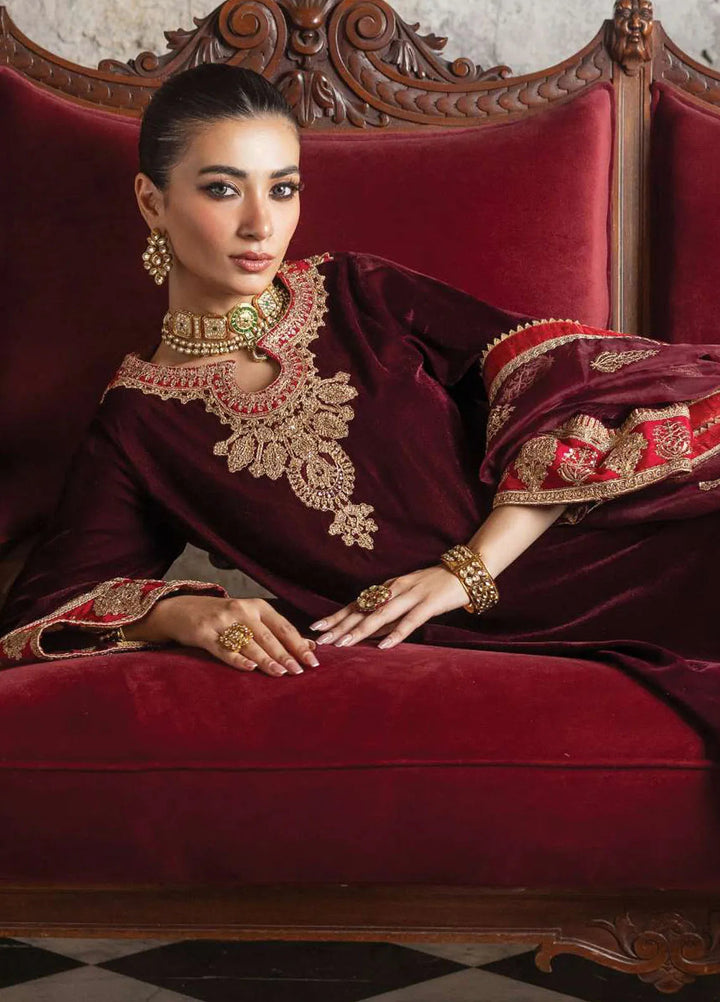 Zainab Chottani Embroidered Suit Unstitched 3 Piece ZC24V D-07 Neesa - Formal Collection