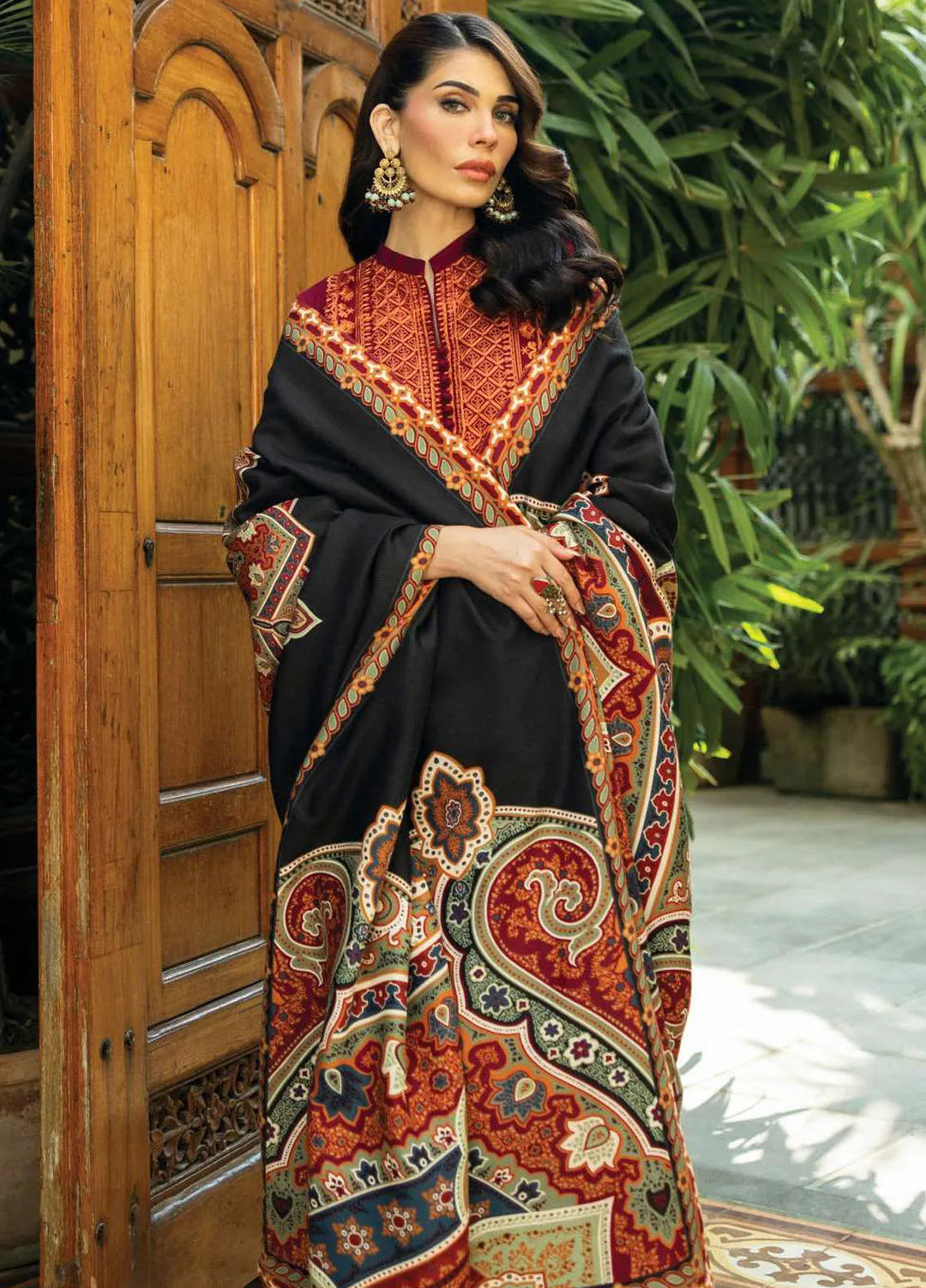 Zainab Chottani Embroidered Suit Unstitched 3 Piece ZC24WS D-10 Sila - Winter Collection
