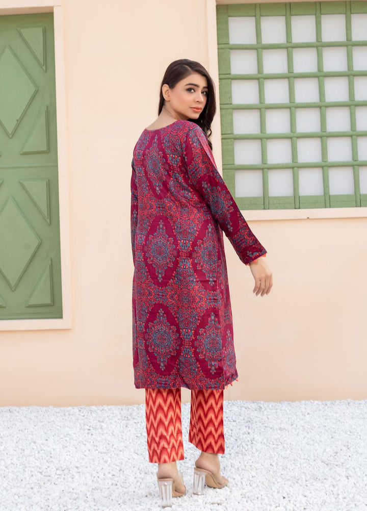 Zainab Fazlani Casual Pret  Viscose 2 Piece Suit ZFL22RV D-01
