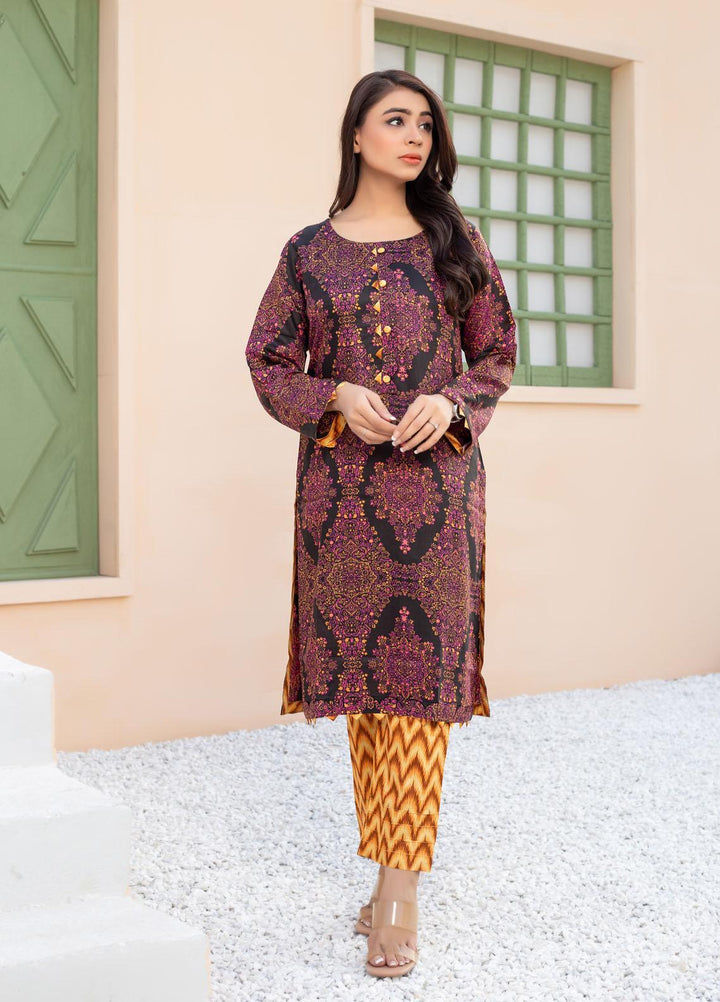 Zainab Fazlani Casual Pret  Viscose 2 Piece Suit ZFL22RV D-02