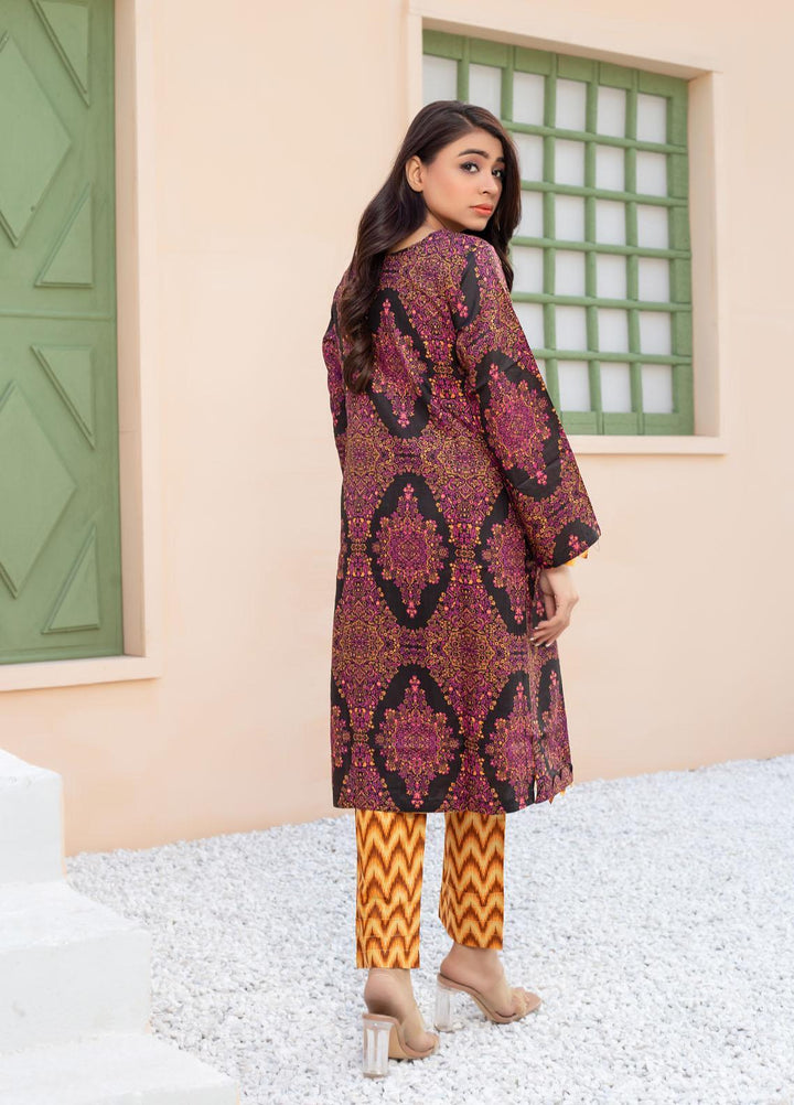 Zainab Fazlani Casual Pret  Viscose 2 Piece Suit ZFL22RV D-02