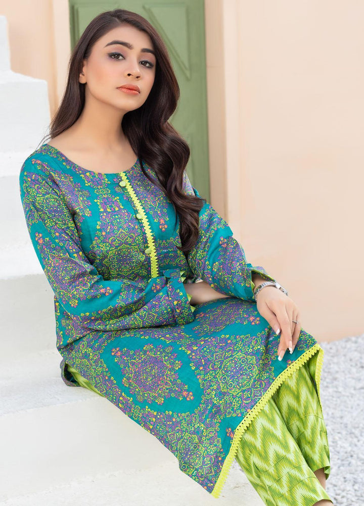 Zainab Fazlani Casual Pret  Viscose 2 Piece Suit ZFL22RV D-03