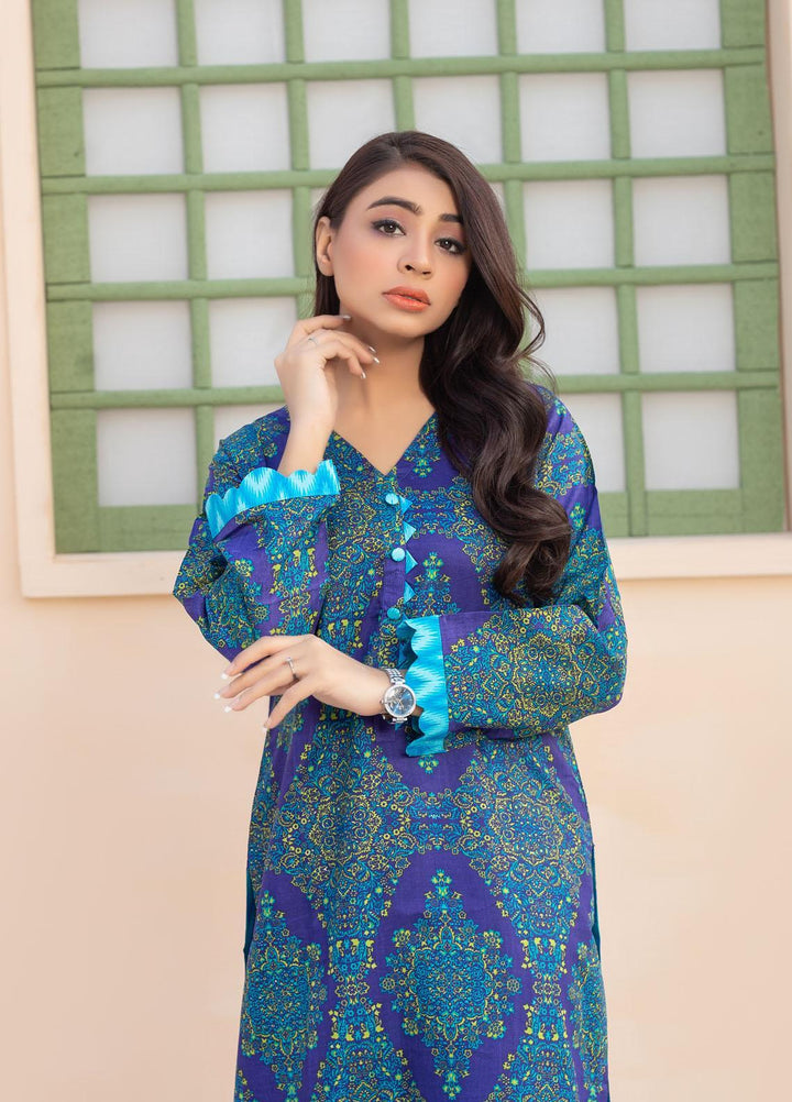 Zainab Fazlani Casual Pret  Viscose 2 Piece Suit ZFL22RV D-04