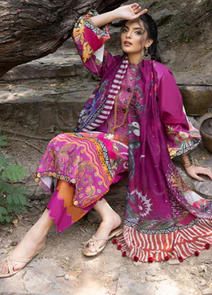 Zaire Print By Izel Embroidered Lawn Suits Unstitched 3 Piece IZL23Z Tribal - Summer Collection