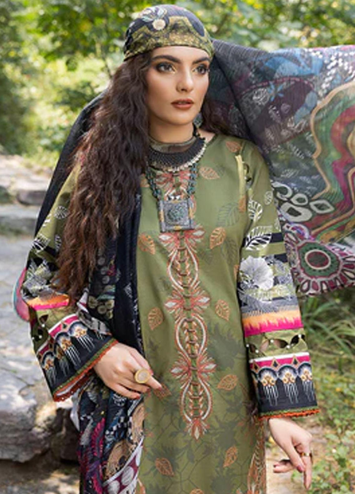 Zaire Print By Izel Embroidered Lawn Suits Unstitched 3 Piece IZL23Z Sawana - Summer Collection