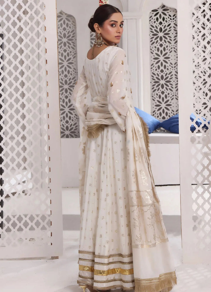Zainab Hasan Pret Embriodered cotton 3 Piece Moonlight ZHF-86