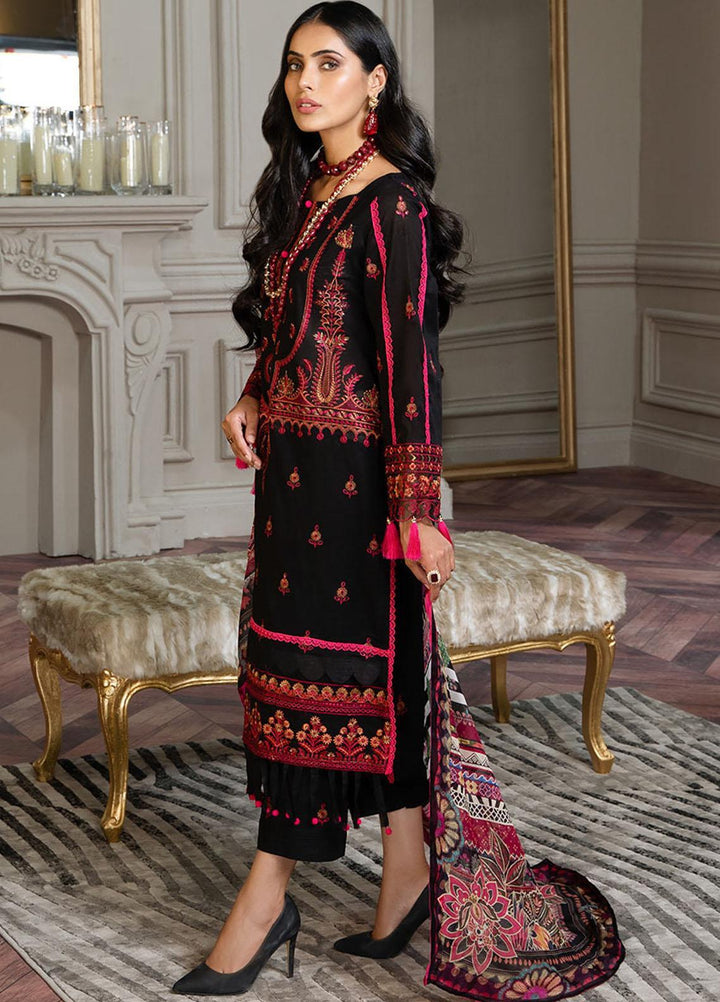 Zar-e-Gul By Zara Ali Embroidered Lawn Suits Unstitched 3 Piece ZRA22ZG ZA 2-A - Festive Collection