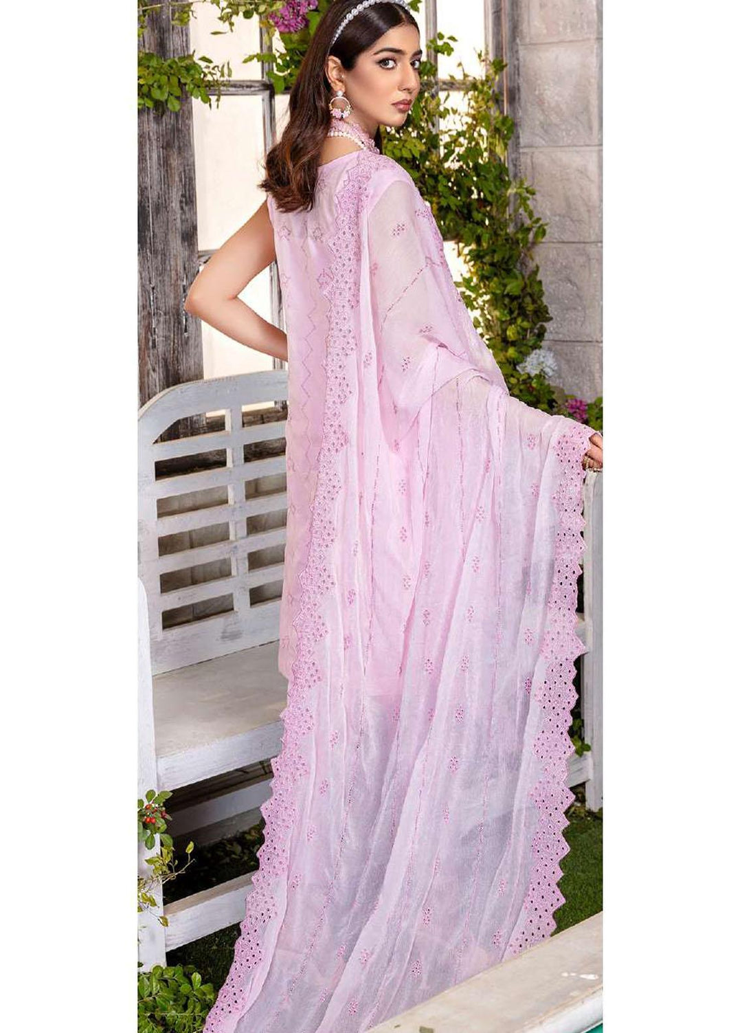 Zara Ali by Magns Textiles Embroidered Chikankari Suits Unstitched 3 Piece ZRA22LC ZA-105 - Summer Collection