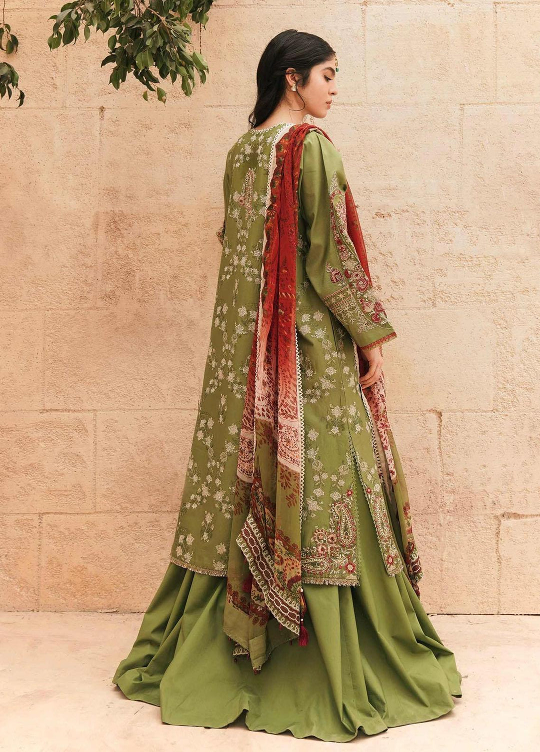 Zara Shahjahan Embroidered Lawn Suits Unstitched 3 Piece ZS22L NIZAM - Luxury Collection