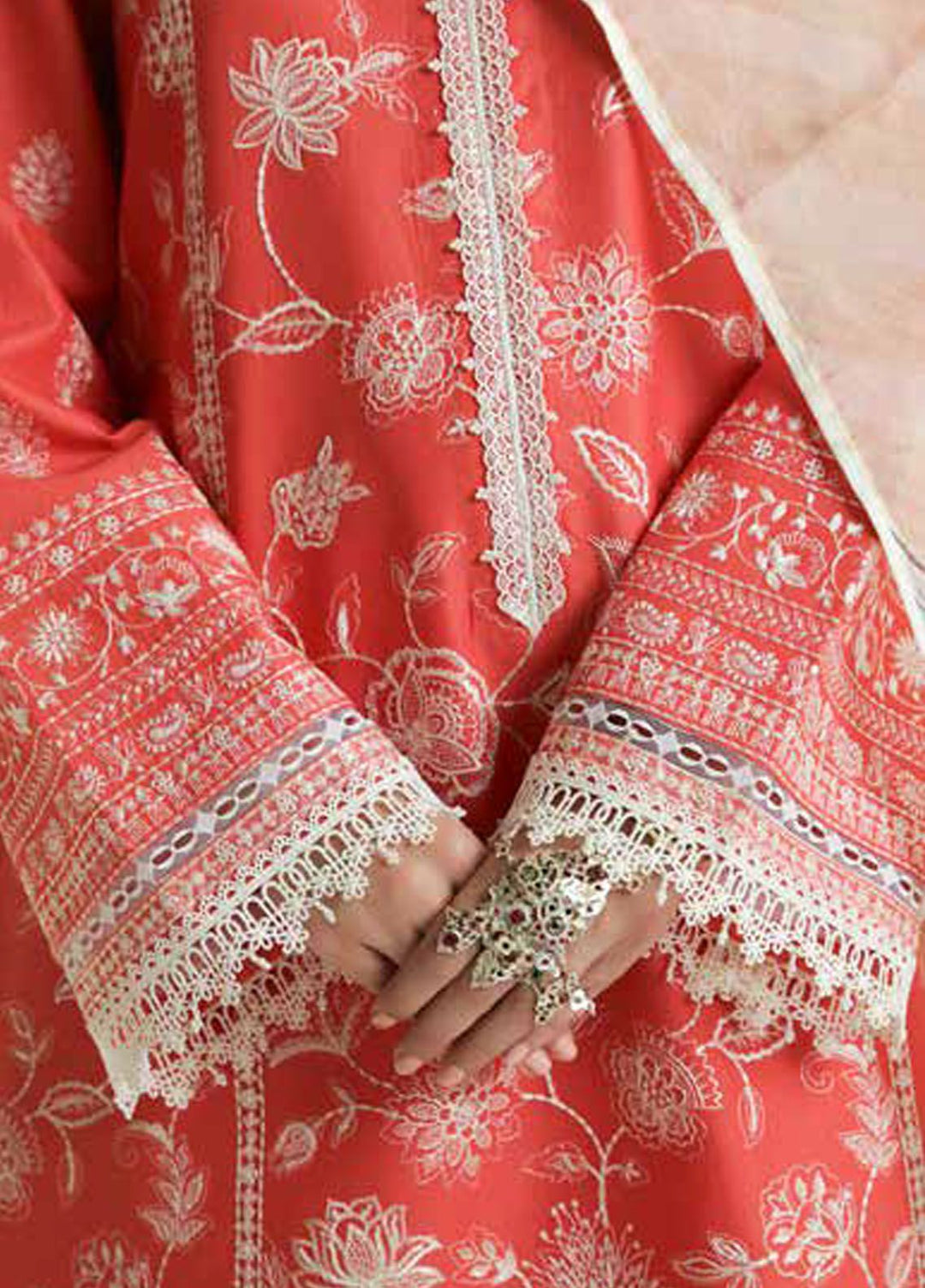 Zara Shahjahan Embroidered Lawn Suits Unstitched 3 Piece ZS24SS D-1A Mahi - Summer Collection