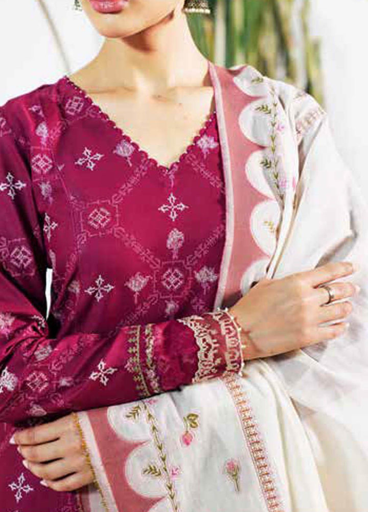 Zara Shahjahan Embroidered Lawn Suits Unstitched 3 Piece ZS21L 05 Fajal-A - Summer Collection