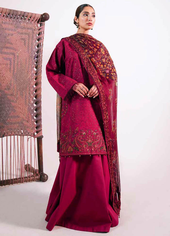 Zara Shahjahan Embroidered Lawn Suits Unstitched 3 Piece ZS21L 15 Mehar-A - Summer Collection