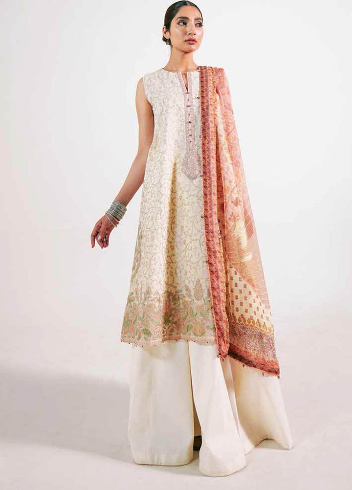 Zara Shahjahan Embroidered Lawn Suits Unstitched 3 Piece ZS21L 16 Mehar-B - Summer Collection