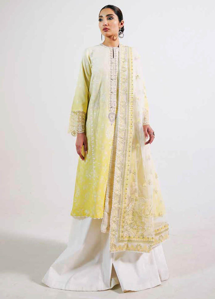 Zara Shahjahan Embroidered Lawn Suits Unstitched 3 Piece ZS21L 18 Rano-B - Summer Collection