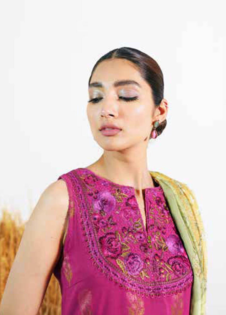 Zara Shahjahan Embroidered Lawn Suits Unstitched 3 Piece ZS21L 20 Preet-B - Summer Collection
