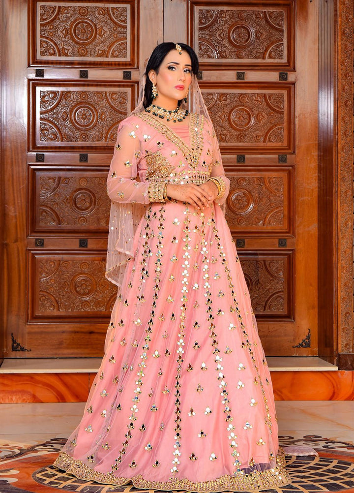 Zara Zubair Luxury Pret  Net 3 Piece Dress ZZ22AIP Sheesham