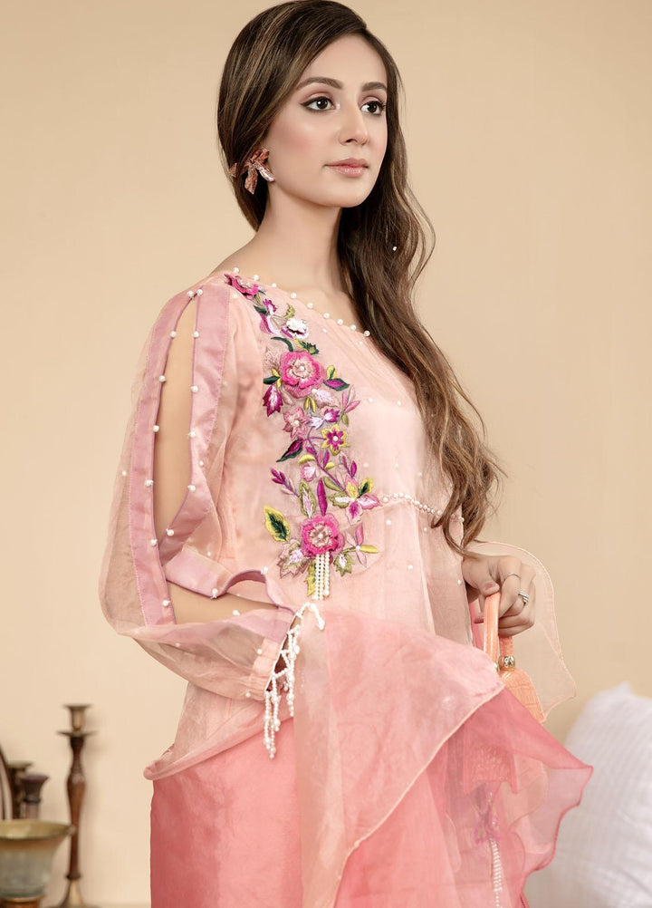 Zara Zubair Pret  Organza 2 Piece Suit ZZ22FR Orchid