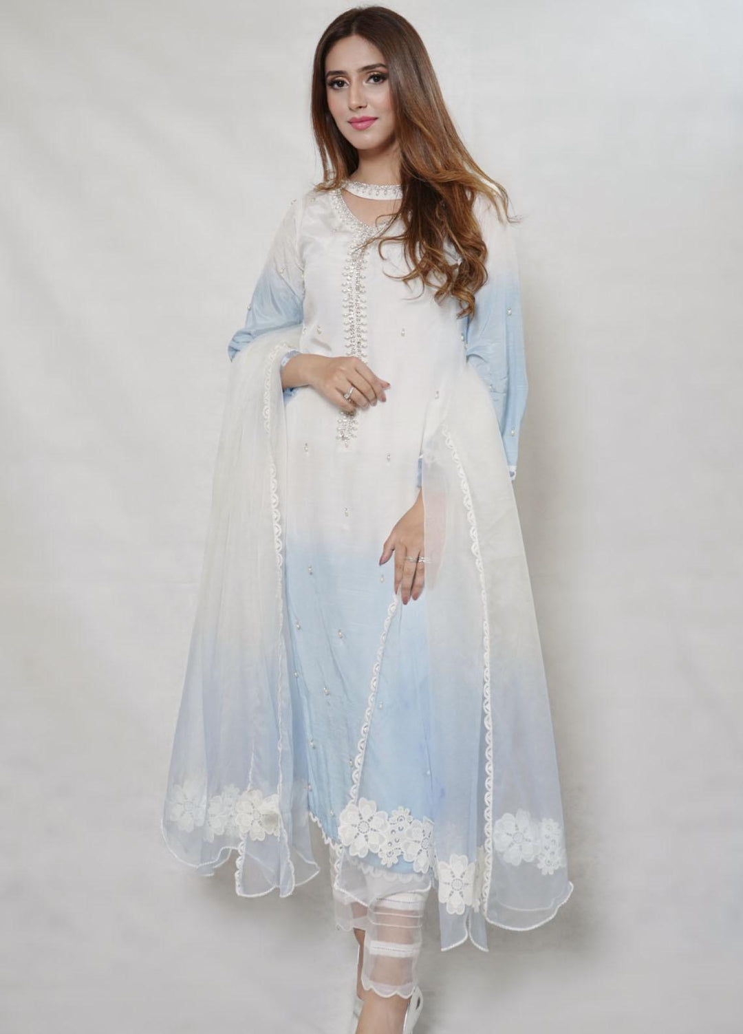 Zara Zubair Pret  Raw Silk 3 Piece Suit  ZZ22FR Aster
