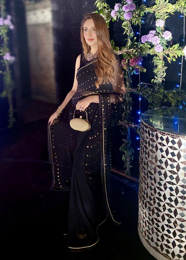 Zara Zubair Luxury Pret  Chiffon Saree ZZ22SF Taara