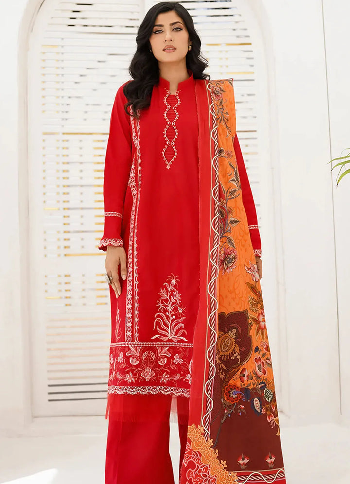 Zarafshaan by Annara Begum Embroidered Lawn Suit Unstitched 3 Piece AB24Z Amyrah - Summer Collection