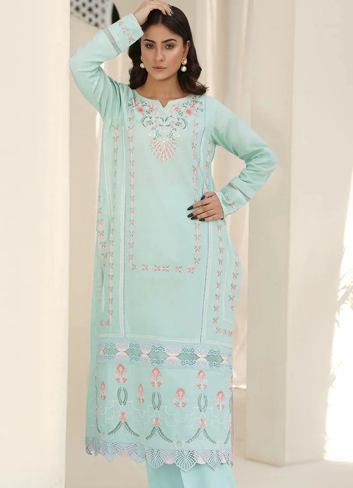Zarafshaan by Annara Begum Embroidered Lawn Suit Unstitched 3 Piece AB24Z Azmina - Summer Collection