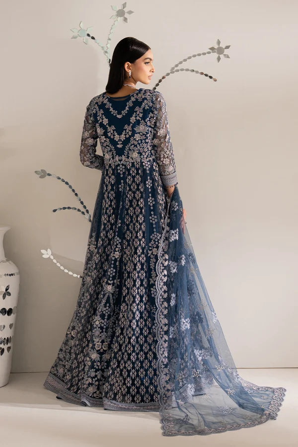 Shehnai by Lavish Premium Unstitched Embroidered Organza 3 Piece Suit LVP26USO SH-05 ZAREEN - Wedding Collection