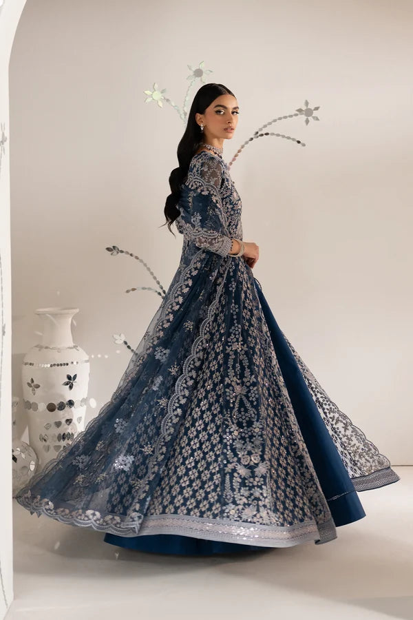 Shehnai by Lavish Premium Unstitched Embroidered Organza 3 Piece Suit LVP26USO SH-05 ZAREEN - Wedding Collection
