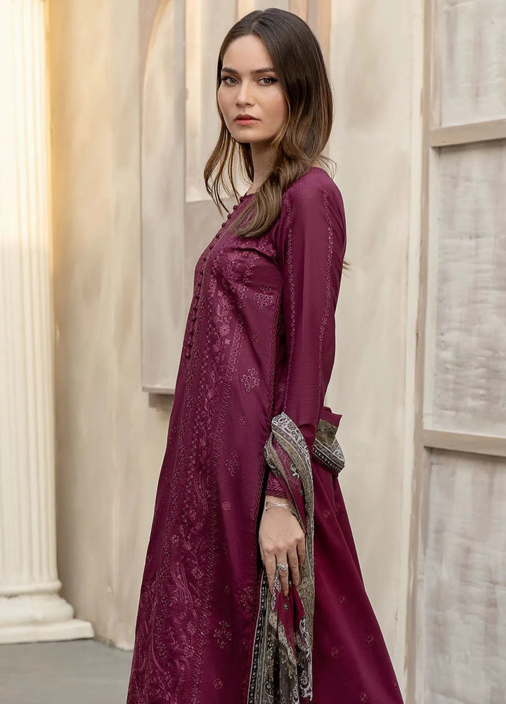 Zarif Chikankari Lawn Suit Unstitched 3 Piece ZF24F ZFL-01 Rahaa - Summer Collection