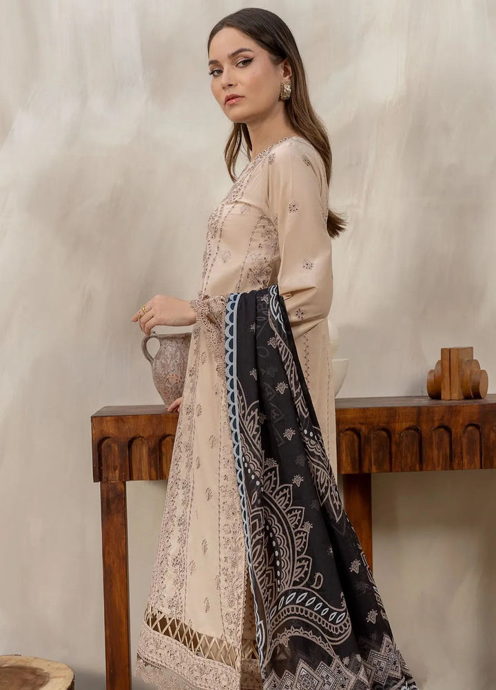 Zarif Chikankari Lawn Unstitched Suit 3 Piece ZF24F ZFL-07 Chamila - Summer Collection