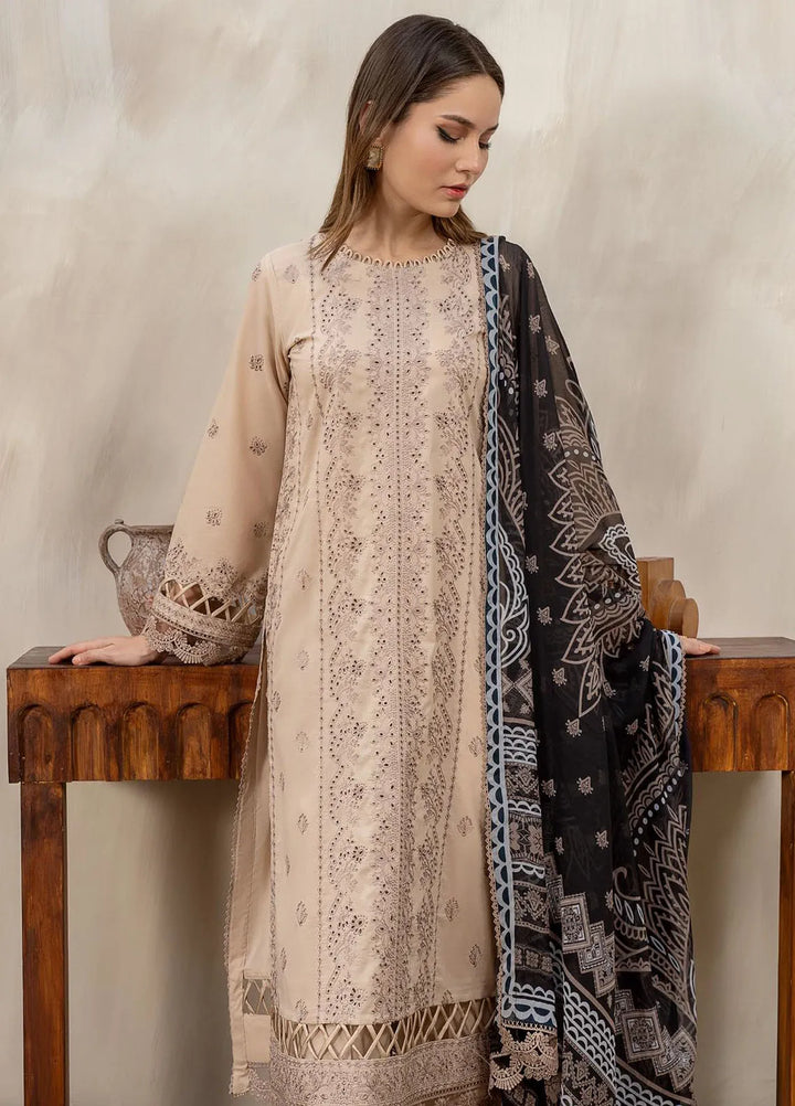 Zarif Chikankari Lawn Unstitched Suit 3 Piece ZF24F ZFL-07 Chamila - Summer Collection