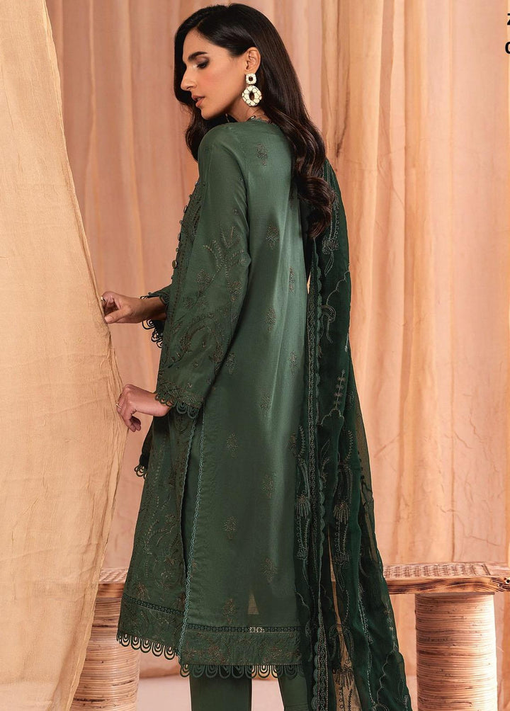 Zarif Embroidered Lawn Suits Unstitched 3 Piece ZF23EA ZEA-01 Grecia - Eid Collection