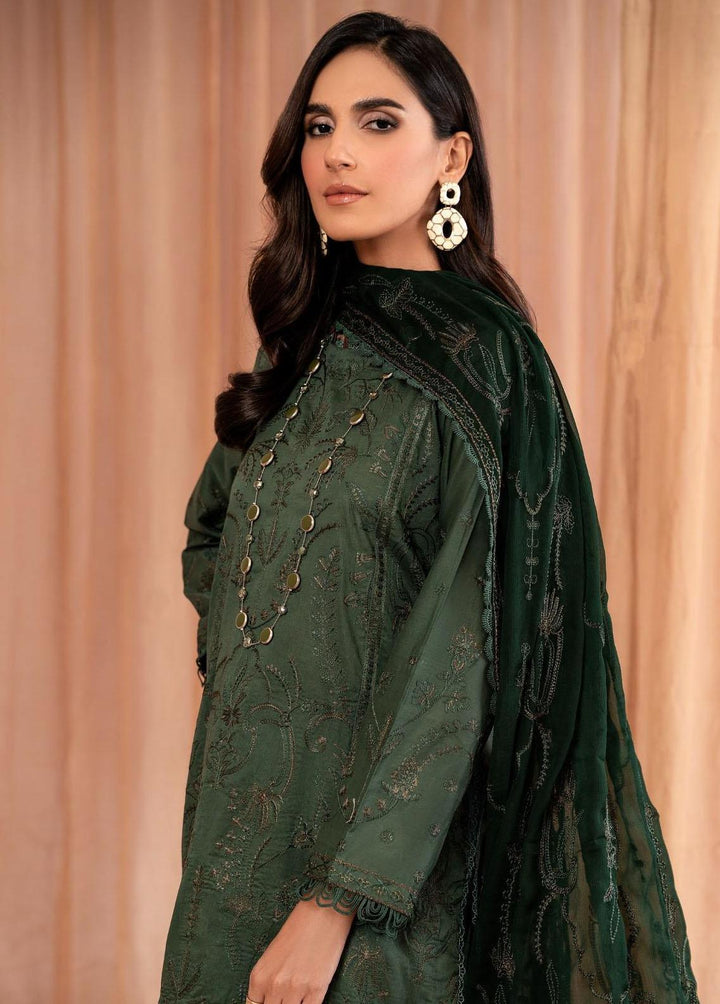 Zarif Embroidered Lawn Suits Unstitched 3 Piece ZF23EA ZEA-01 Grecia - Eid Collection