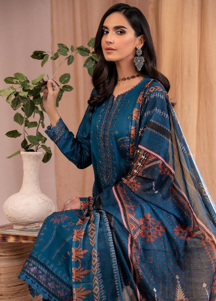 Zarif Embroidered Lawn Suits Unstitched 3 Piece ZF23EA ZEA-04 Kiara - Eid Collection