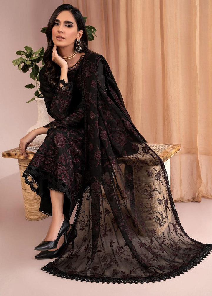 Zarif Embroidered Lawn Suits Unstitched 3 Piece ZF23EA ZEA 10 Dawn - Eid Collection
