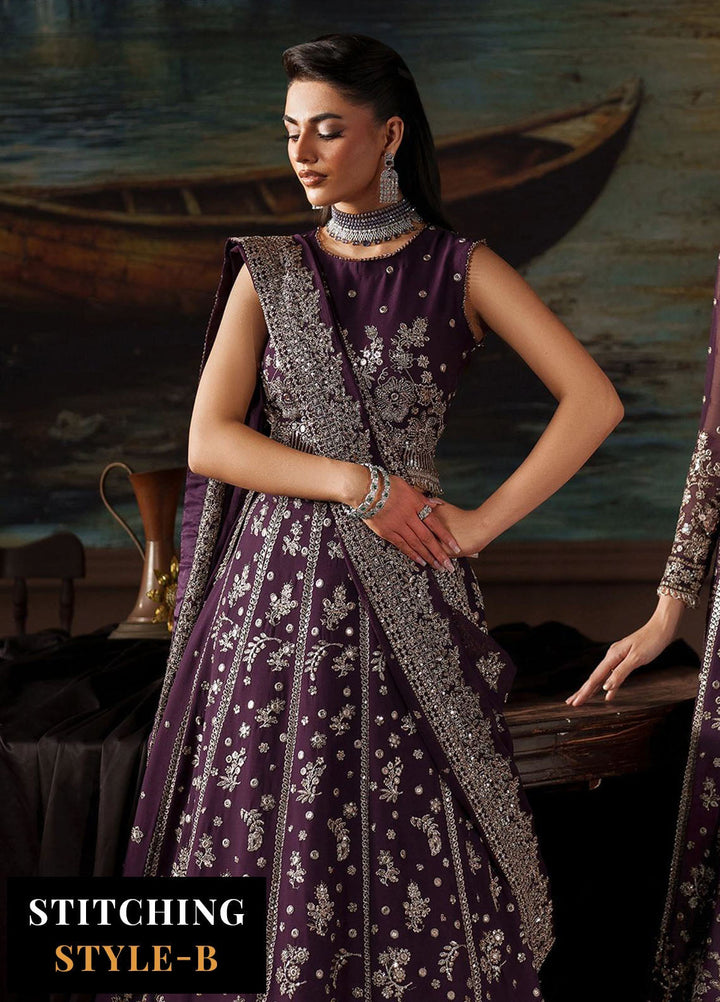 Zarif Embroidered Chiffon Suits Unstitched 3 Piece ZR25UF Prc-01 Ireleen - Formals Collection