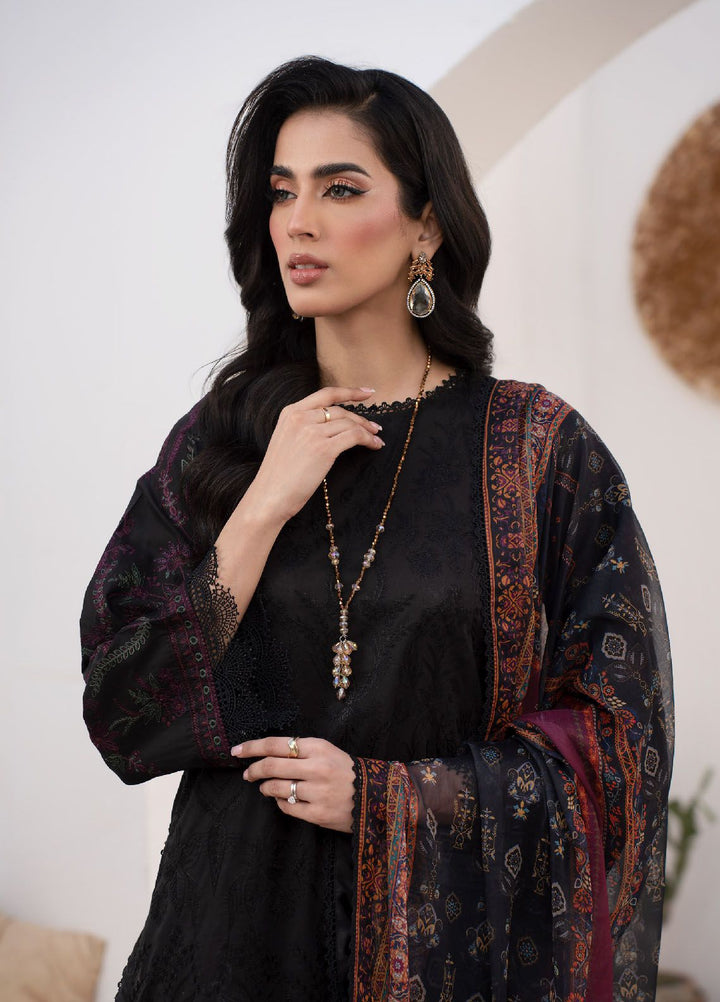 Zarif Embroidered Lawn Suit Unstitched 3 Piece ZF24E ZL 04 Julia - Eid Collection