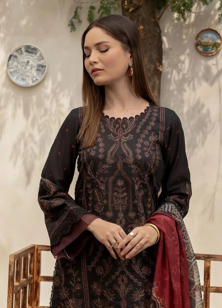 Zarif Embroidered Lawn Suit Unstitched 3 Piece ZF24F ZFL-03 Jemima - Summer Collection