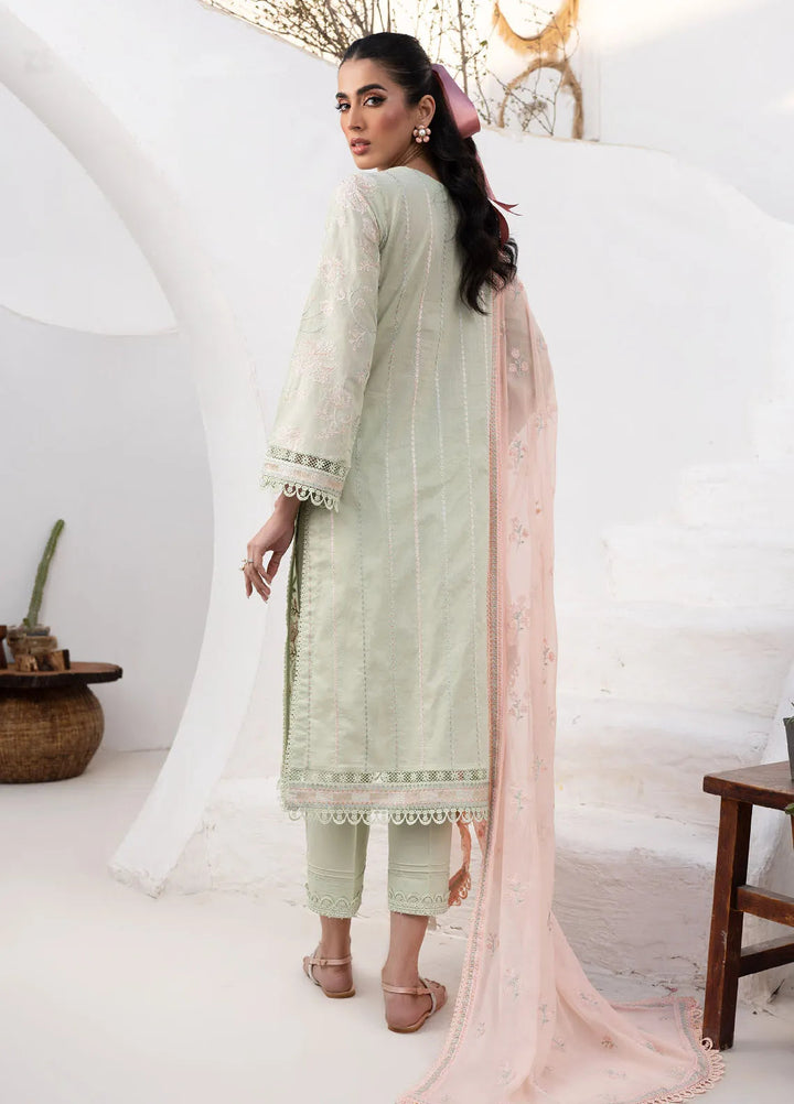 Zarif Embroidered Lawn Unstitched Suit 3 Piece ZF24E ZL 03 Sephora - Eid Collection