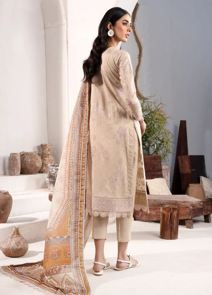 Zarif Embroidered Lawn Unstitched Suit 3 Piece ZF24E ZL 08 Divah - Eid Collection